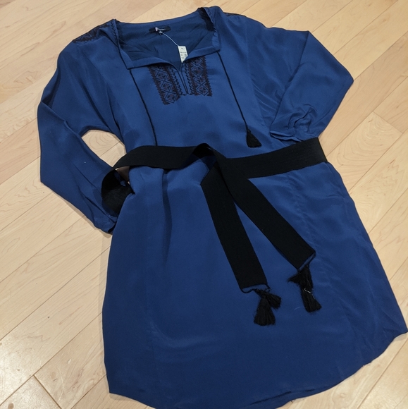 MADEWELL - NWT Silk Embroidered Dress - Picture 7 of 14